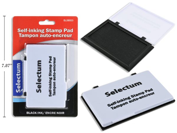Selectum Black Ink Stamp Pad