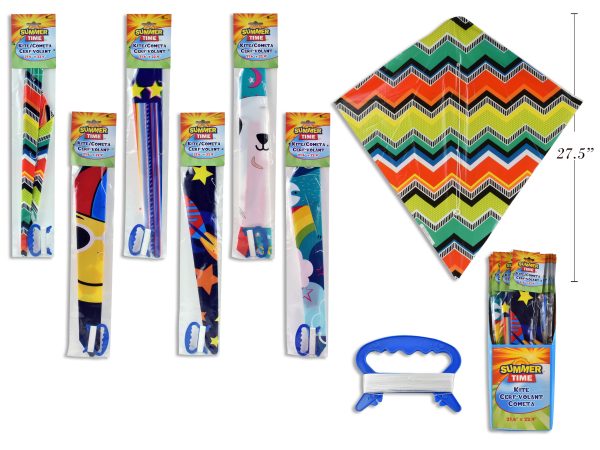 Summer Time Kite + String Set ~ 21.6″ x 22.4″