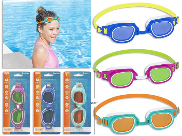 Bestway Aquanaut Essential Tinted Swim Goggles {21003} ~ Youth 7+