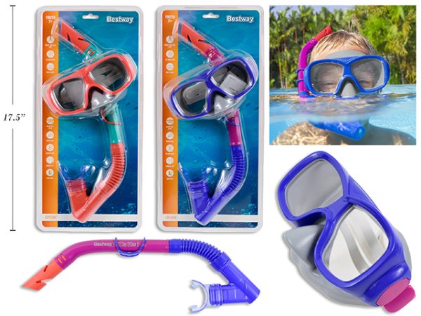 Bestway Pike Junior’s Swim Mask & Snorkel Set {24032}