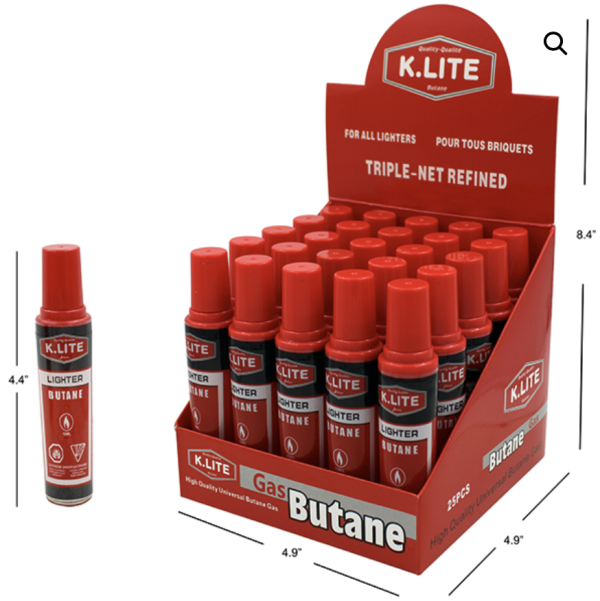 K-Lite Butane Refill for Lighters ~ 18ml