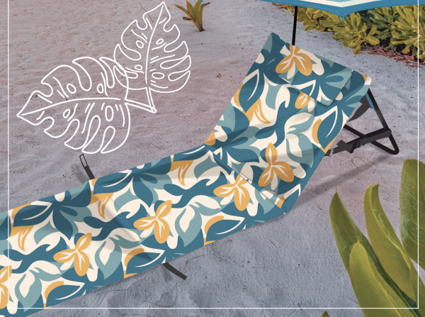 Beach Lounge Chair ~ 61″ x 21″ (21″ high)