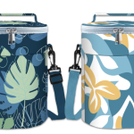 Beach Round Cooler Bag with Strap ~ 7″ x 9.5″ high