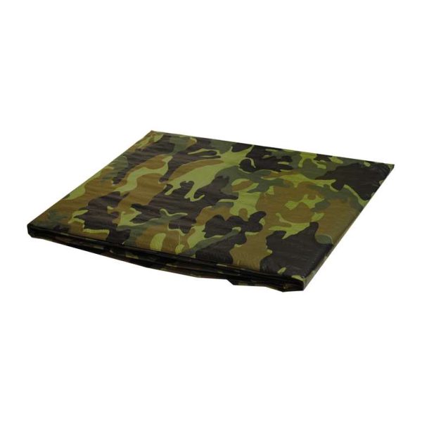 Camouflage Heavy Duty Tarp – 4 mil ~  8′ x 10′