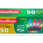 Christmas Indoor Mini Lights – End to End – Multi Color ~ 50 per pack