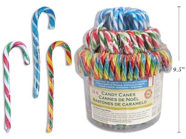 Christmas Candy Canes in PVC Tub ~ 100 per tub