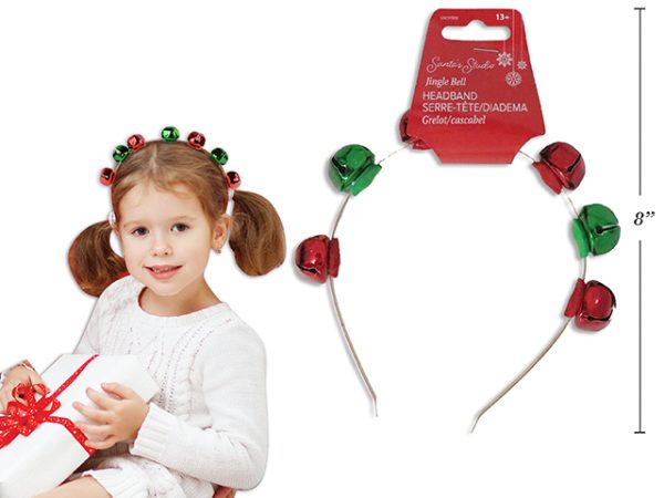 Christmas Jingle Bell Metal Headband