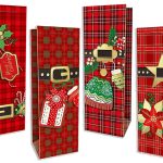 Christmas Bottle Gift Bag ~
