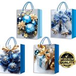 Christmas Opalescent Glittery Ball Ornaments ~ 20 per pack