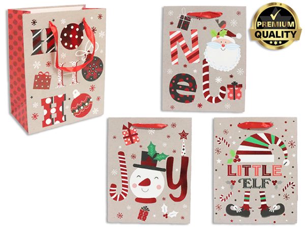 Christmas Large Gift Bags ~ Candy Cane Characters