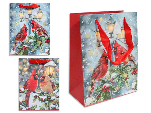 Christmas Large Gift Bags ~ Cardinals