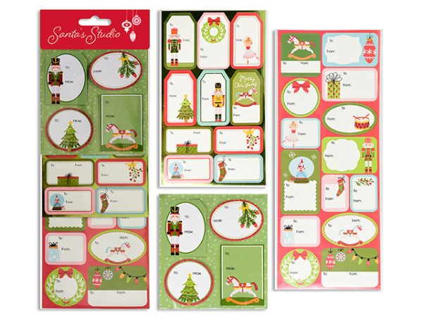 Christmas Glitter / Foil / Plain Gift Tags
