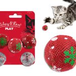 Christmas Catnip Tinsel Balls – 38mm ~ 5 per pack