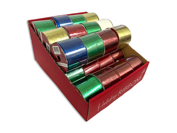 Christmas Curling Ribbon – 3/16″ W ~ 100′