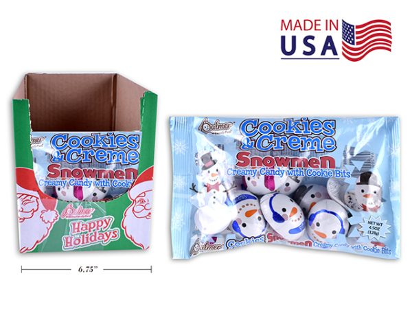Christmas Palmer Cookies & Creme Snowmen ~ 128gram bag