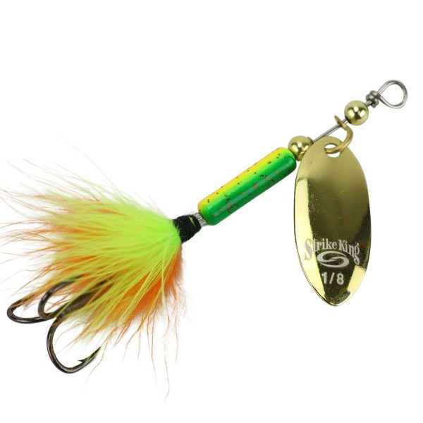 Strike King Bitsy Spinner – 1/16oz ~ Bleeding Fire Tiger