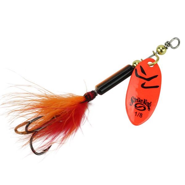 Strike King Bitsy Spinner – 1/16oz ~ Fire Craw