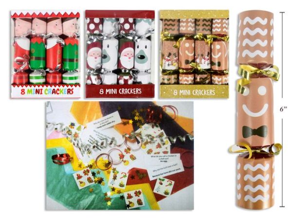 Christmas Mini Crackers – 6″ ~ 8 per pack